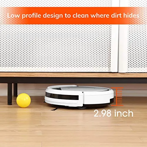ILIFE V3s Pro Robot Vacuum Cleaner, Tangle-free Suction , Slim, Automatic Self-Charging Robotic Vacuum Cleaner, Daily