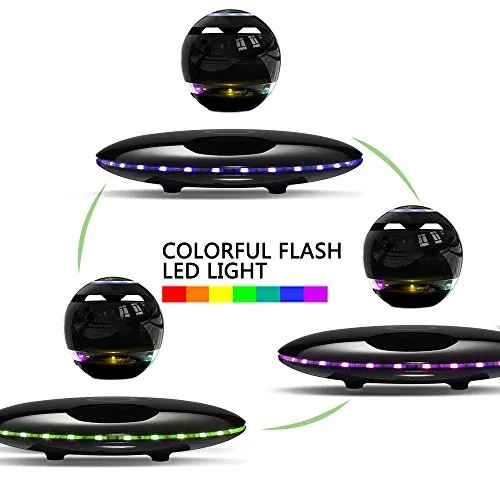 Infinity Orb Magnetic Levitating Speaker Bluetooth 4.0 LED Flash Wireless Floating Speakers with Microphone and Touch