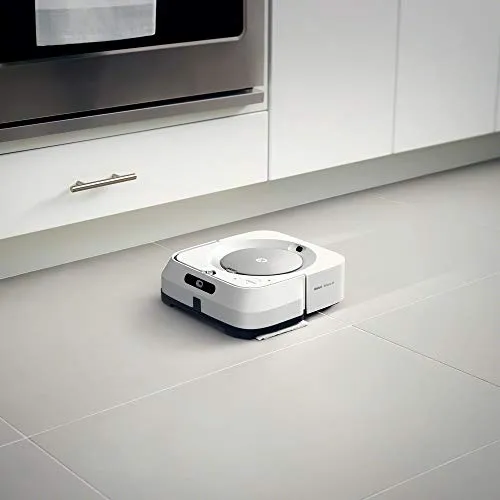 iRobot® Authentic Replacement Parts- Braava Jet® m Series Dry Sweeping Pads, (7-Pack) robot vacuum - in use