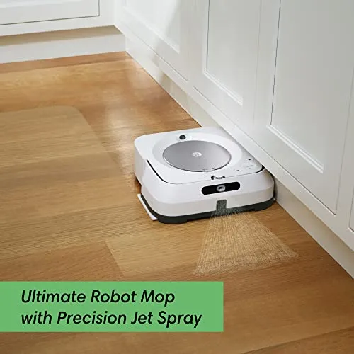 iRobot Braava Jet M6 (6110) Ultimate Robot Mop- Wi-Fi Connected, Precision Jet Spray, Smart Mapping, Works with Alexa, Ideal