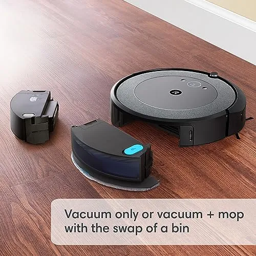 iRobot Roomba Combo i5+ Self-Emptying Robot Vacuum and Mop, Clean by Room with Smart Mapping, Empties Itself for Up to 60
