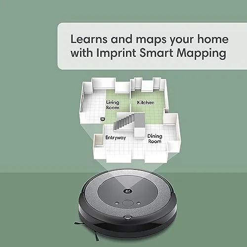 iRobot Roomba Combo i5+ Self-Emptying Robot Vacuum and Mop, Clean by Room with Smart Mapping, Empties Itself for Up to 60