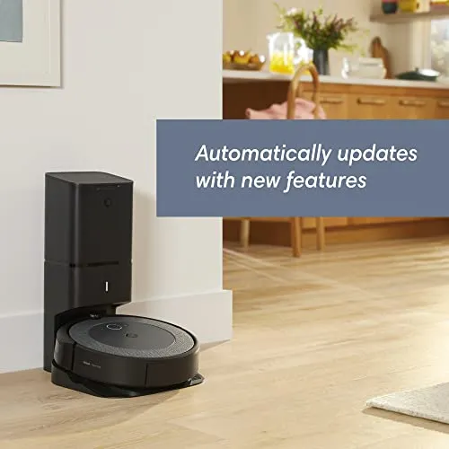 iRobot Roomba i3+ EVO (3550) Self-Emptying Robot Vacuum – Now Clean by Room with Smart Mapping, Empties Itself for Up to 60