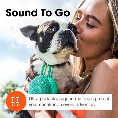 JBL Clip 3, Black - Waterproof, Durable & Portable Bluetooth Speaker - Up to 10 Hours of Play - Includes Noise-Cancelling