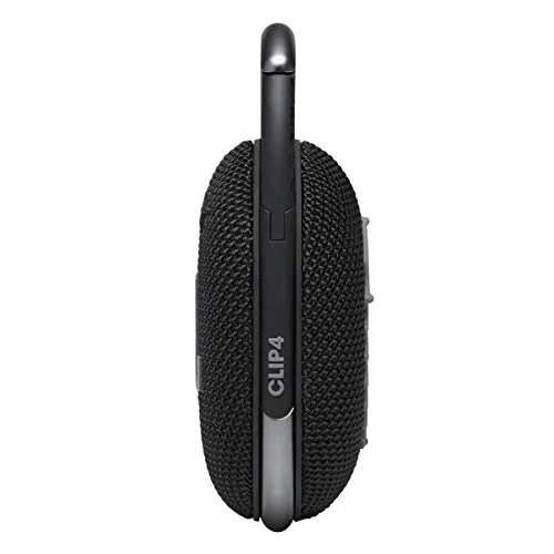 JBL Clip 4: Portable Speaker with Bluetooth, Built-in Battery, Waterproof and Dustproof Feature - Black (JBLCLIP4BLKAM)