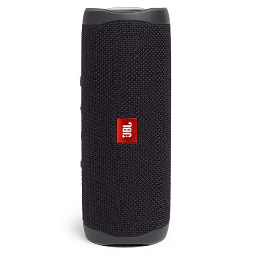 JBL FLIP 5, Waterproof Portable Bluetooth Speaker, Black, Small Bluetooth speaker - side view