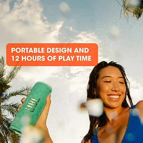 JBL Flip 6 - Portable Bluetooth Speaker, powerful sound and deep bass, IPX7 waterproof, 12 hours of playtime, JBL PartyBoost