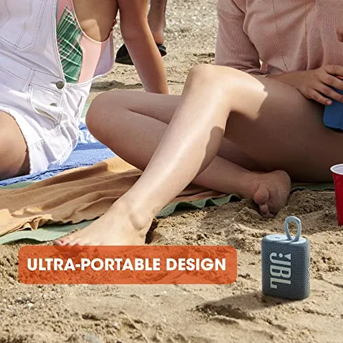 JBL Go 3: Portable Speaker with Bluetooth, Built-in Battery, Waterproof and Dustproof Feature - Black Bluetooth speaker - in