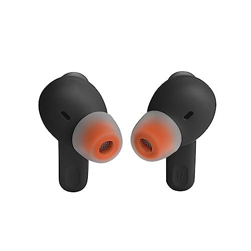 JBL Tune 230NC TWS True Wireless In-Ear Noise Cancelling Headphones - Black, Small earbuds - detail shot