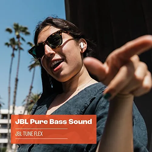 JBL Tune Flex - True Wireless Noise Cancelling Earbuds (Black), Small earbuds - alternate view