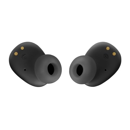 JBL Vibe Buds True Wireless Headphones - Black, Small earbuds - detail shot