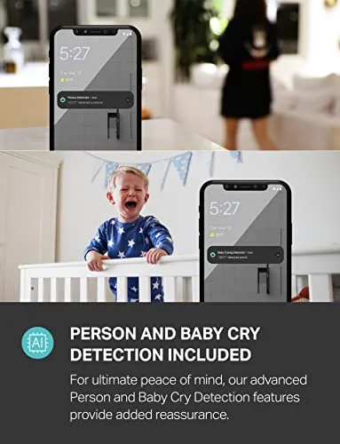 Kasa Smart 2023 New Indoor Pan-Tilt Security Camera, 1080p HD Dog Camera w/Night Vision, Motion Detection for Baby & Pet