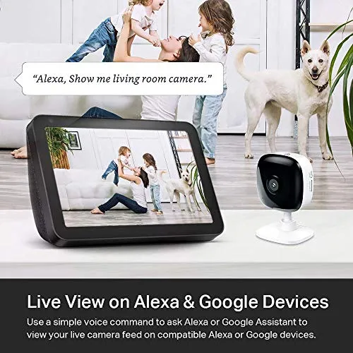 Kasa Smart Security Camera for Baby monitor, 1080p HD Indoor Camera for Home Security with Motion Detection, Two-Way Audio,