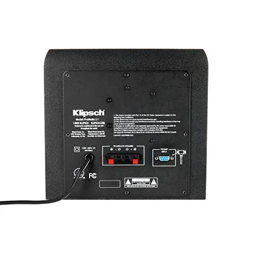Klipsch ProMedia 2.1 THX Certified Computer Speaker System (Black) computer speaker - additional photo 6