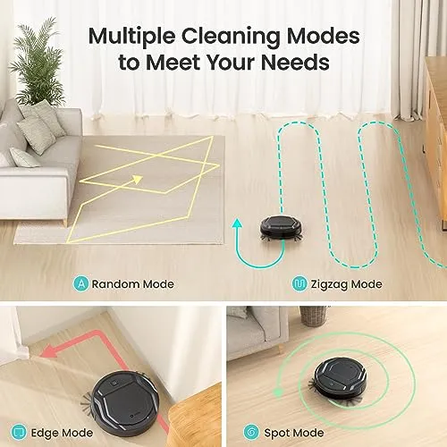Lefant Robot Vacuum Cleaner with 2200Pa Powerful Suction,120 Mins,Tangle-Free,WiFi/Alexa/APP/Bluetooth,Schedule