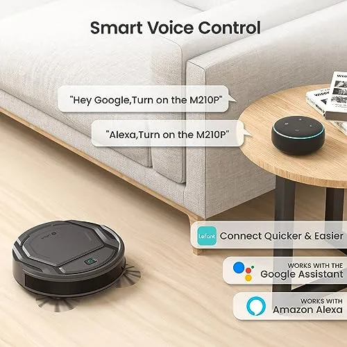 Lefant Robot Vacuum Cleaner with 2200Pa Powerful Suction,120 Mins,Tangle-Free,WiFi/Alexa/APP/Bluetooth,Schedule
