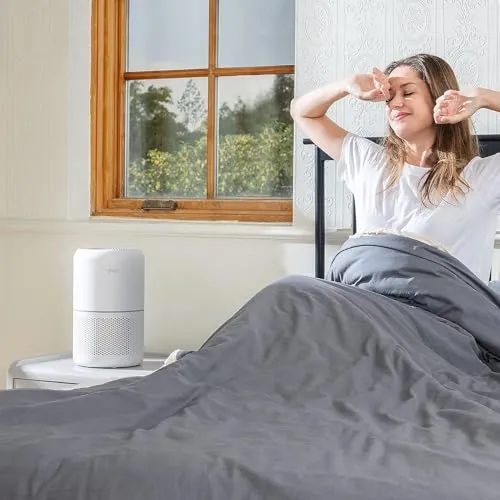 LEVOIT Air Purifier for Home Allergies Pets Hair in Bedroom, Covers Up to 1095 Sq.Foot Powered by 45W High Torque Motor,