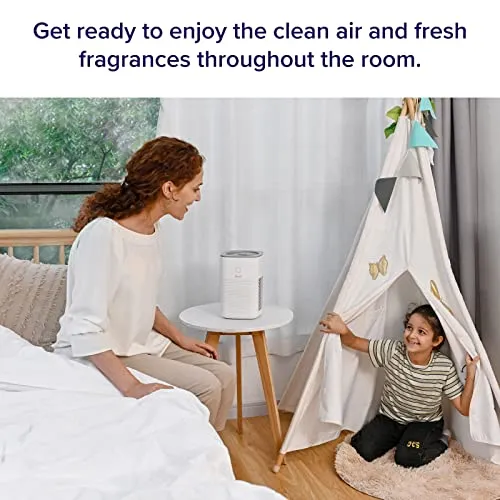 LEVOIT Air Purifier for Home Bedroom, HEPA Fresheners Filter Small Room Cleaner with Fragrance Sponge for Smoke, Allergies,
