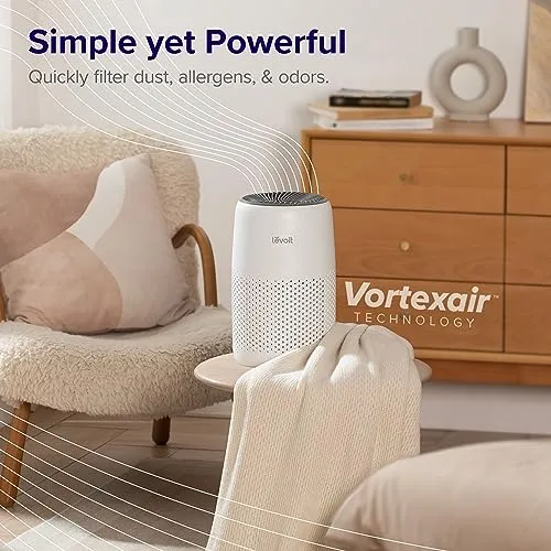 LEVOIT Air Purifiers for Bedroom Home, 3-in-1 Filter Cleaner with Fragrance Sponge for Better Sleep, Filters Smoke,