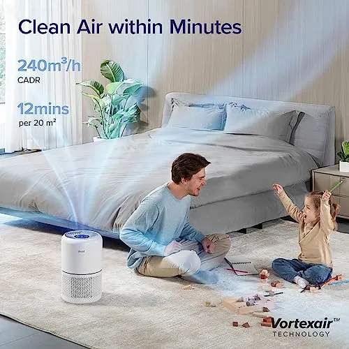 LEVOIT Air Purifiers for Home Bedroom, Smart WiFi, Auto Mode, Covers Up to 1095 Ft² for Home Large Room, Quiet Cleaner for