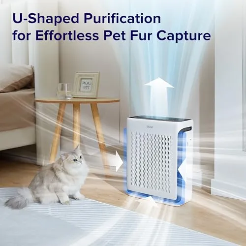 LEVOIT Air Purifiers for Home Large Room Bedroom Up to 1110 Ft² with Air Quality and Light Sensors, Smart WiFi, Washable