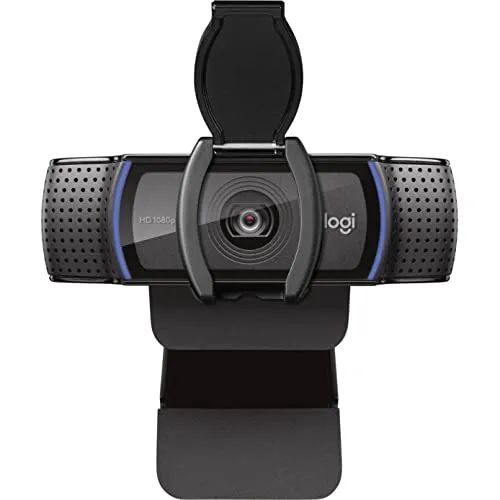 Logitech C920e HD 1080p Mic-Enabled Webcam, certified for Zoom, Microsoft Teams compatible, TAA Compliant + Litra Glow