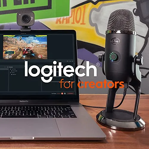 Logitech for Creators Blue Snowball iCE USB Microphone for Gaming, Streaming, Podcasting, Twitch, YouTube, Discord,