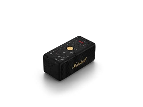 Marshall Emberton II Portable Bluetooth Speaker - Black & Brass Bluetooth speaker - alternate view