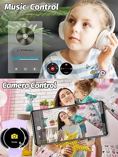 MgaoLo Kids Smart Watch,Fitness Tracker with Heart Rate Sleep Monitor for Boys Girls,Waterproof DIY Watch Face Pedometer
