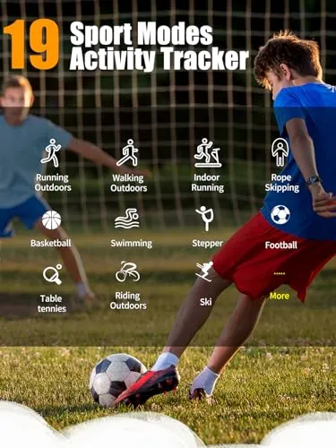 MgaoLo Kids Smart Watch for Boys Girls,Kids Fitness Tracker Smartwatch with Heart Rate Sleep Monitor,Waterproof Pedometer