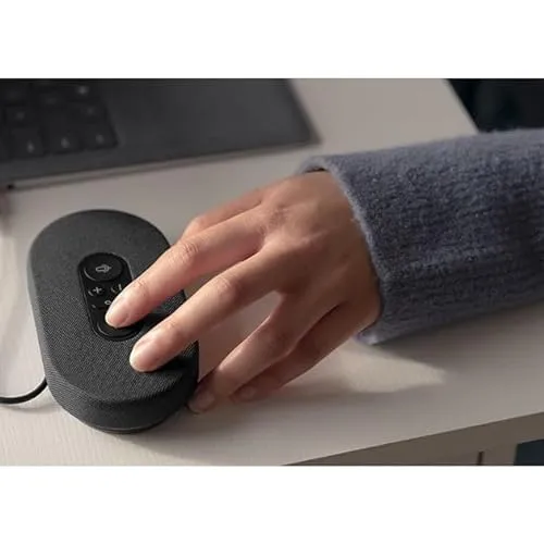 Microsoft Modern USB-C Speaker, Certified for Microsoft Teams, 2- Way Compact Stereo Speaker, Call Controls, Noise Reducing