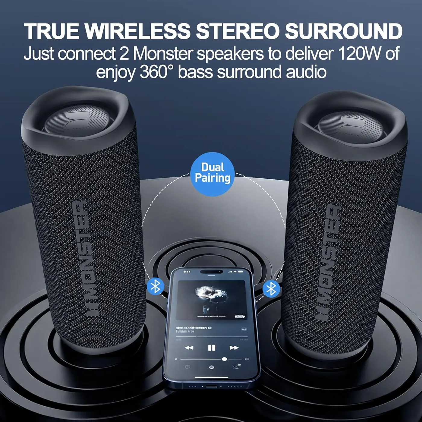 Monster Bluetooth Speaker Bluetooth speaker - detail shot