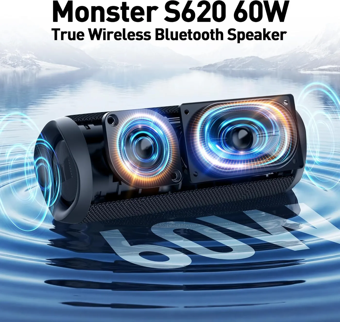 Monster Bluetooth Speaker Bluetooth speaker - side view