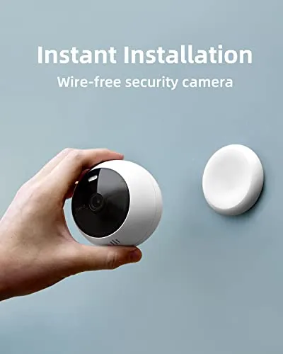 Noorio B200 Security Camera Wireless Outdoor, 1080p Home Security Camera, Wire-Free Battery Powered WiFi Camera, Color Night
