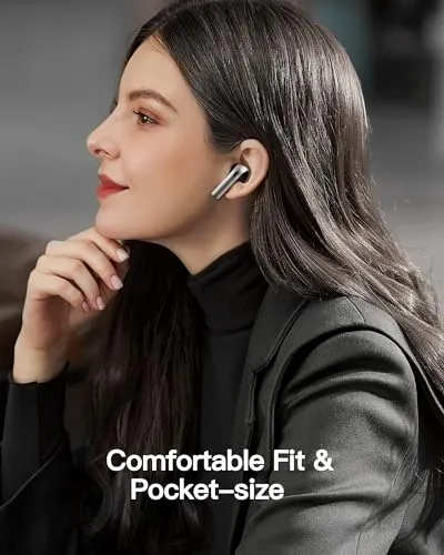 OFNEX Wireless Earbuds Bluetooth 5.3 Headphones 78Hrs Playtime In-ear Earbuds with Wireless Charging Case LED Power Display