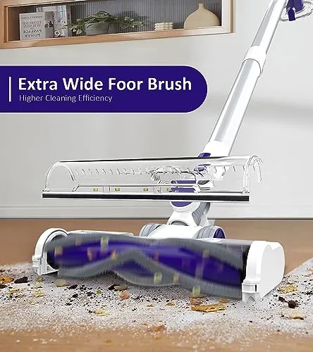 ORFELD Cordless Vacuum Cleaner, 30KPa Powerful Stick Vacuum, 50 Min Runtime Vacuum Cleaner for Home, Wireless Lightweight
