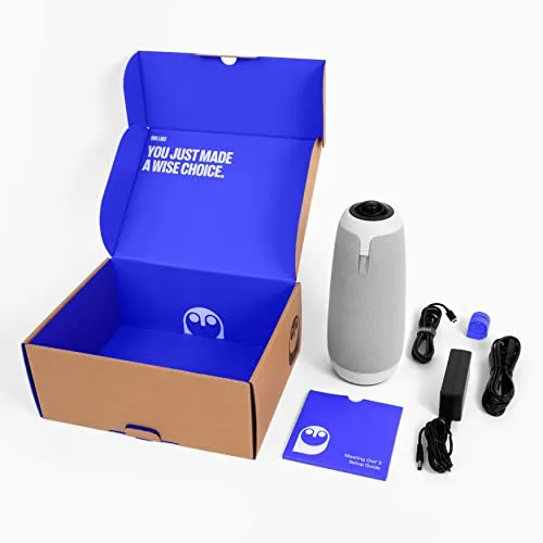 Owl Labs Meeting Owl 3 (Next Gen) 360-Degree, 1080p HD Smart Video Conference Camera, Microphone, and Speaker (Automatic