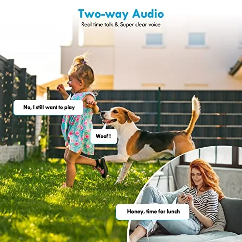 Poyasilon Wireless Cameras for Home/Outdoor Security, Solar Security Cameras Wireless Outdoor 355°PTZ, 3MP 2K FHD WiFi