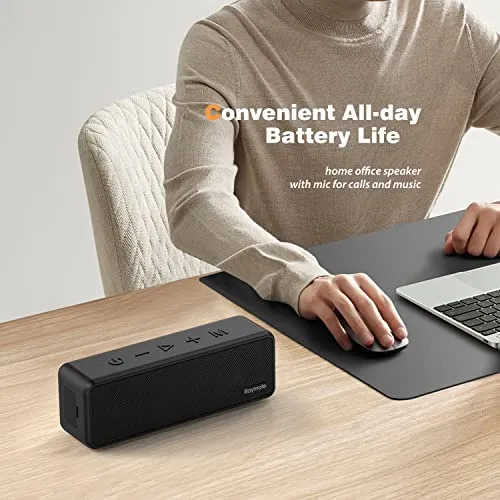 Raymate Bluetooth Speakers, 20W IPX7 Waterproof Speaker Wireless Bluetooth-V5.0, HiFi Stereo Sound, 1000mins Playtime,