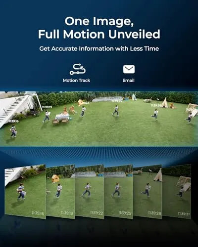 REOLINK Duo 3 PoE 16MP UHD Dual-Lens PoE Security Camera with 180° Panoramic View, Motion Track, F1.6 Color Night Vision,