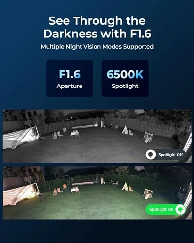 REOLINK Duo 3 PoE 16MP UHD Dual-Lens PoE Security Camera with 180° Panoramic View, Motion Track, F1.6 Color Night Vision,