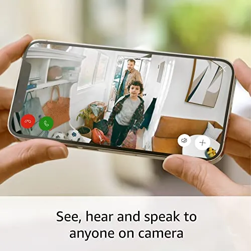 Ring Indoor Cam (2nd Gen) | latest generation, 2023 release | 1080p HD Video & Color Night Vision, Two-Way Talk, and Manual