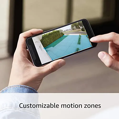 Ring Spotlight Cam Plus, Plug-in | Two-Way Talk, Color Night Vision, and Security Siren (2022 release) - White security