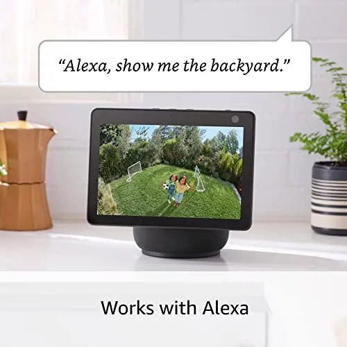 Ring Spotlight Cam Plus, Plug-in | Two-Way Talk, Color Night Vision, and Security Siren (2022 release) - White security