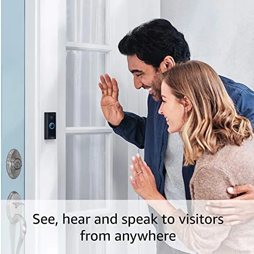 Ring Video Doorbell Wired | Use Two-Way Talk, advanced motion detection, HD camera and real-time alerts to monitor your