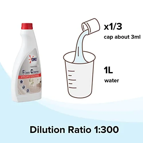 roborock Official Roborock Multi-Surface Floor Cleaning Solution, Dilution Ratio 1:300, Compatible with Ultra, All Roborock