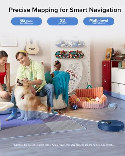roborock Q5 Pro+ Robot Vacuum and Mop, Self-Emptying, Hands-Free Cleaning for up to 7 Weeks, 5500 Pa Max Suction, DuoRoller