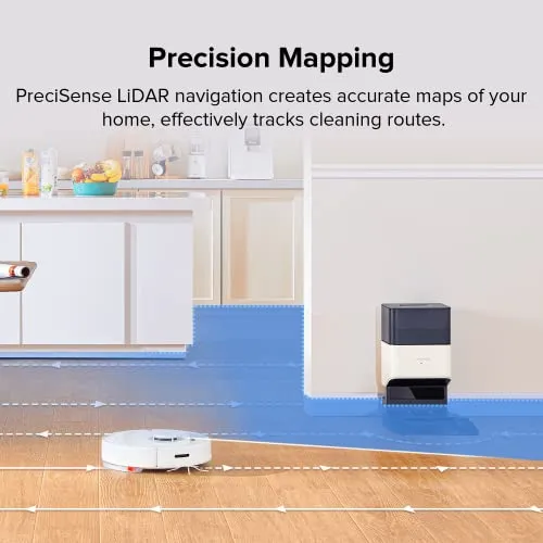 roborock Q7 Max+ Robot Vacuum Cleaner, Hands-Free Cleaning for up to 7 Weeks, Robotic Vacuum with APP-Controlled Mopping,