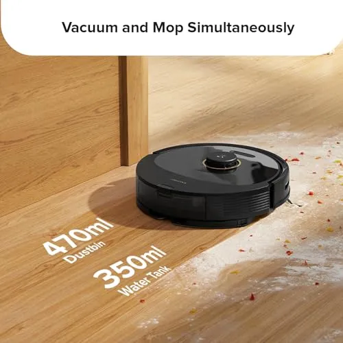roborock Q8 Max Robot Vacuum and Mop Cleaner, DuoRoller Brush, 5500Pa Strong Suction, Lidar Navigation, Obstacle Avoidance,