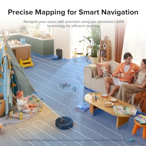 roborock Q8 Max+ Robot Vacuum and Mop, Self-Emptying, Hands-Free Cleaning for up to 7 Weeks, Reactive Tech Obstacle
